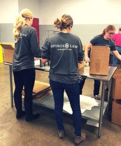Raising donations for the Eastern Illinois Foodbank