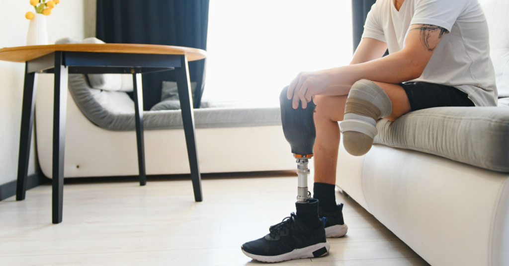 amputee with catatrophic injury
