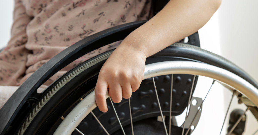 person in wheelchair